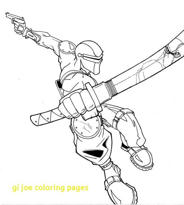 600x668 Gi Joe Coloring Pages With G I Joe Snake Eyes In Action Coloring