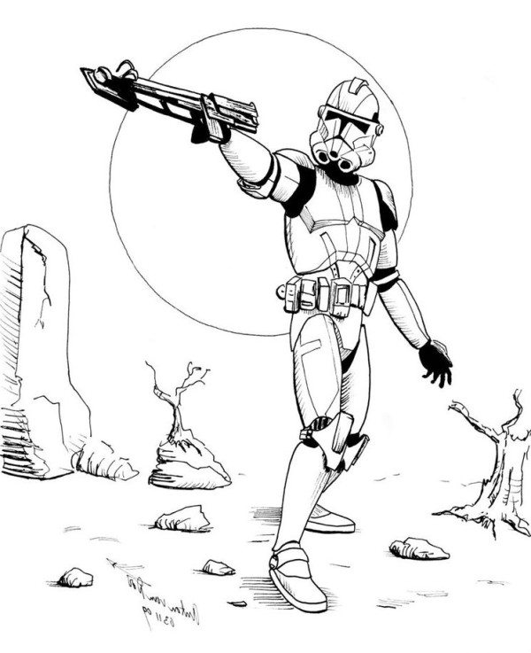 600x737 Stormtrooper Coloring Pages Star Wars Coloring Pages Stormtrooper