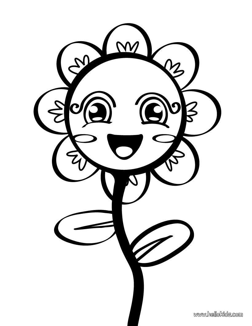 820x1060 Flower Toy Coloring Pages