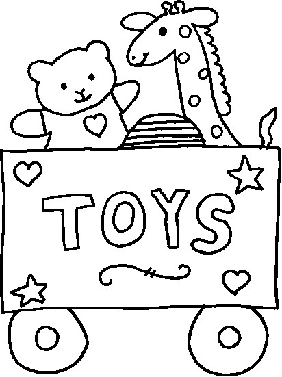 412x551 Toys Coloring Pages With Christmas Toy