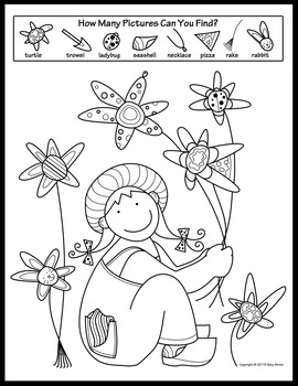270x350 Spring Activity Coloring Pages