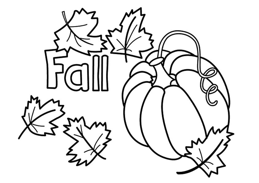 842x595 Free Printable Fall Coloring Pages For Kids