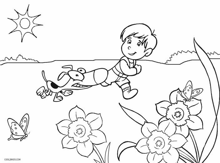 704x521 Printable Kindergarten Coloring Pages For Kids