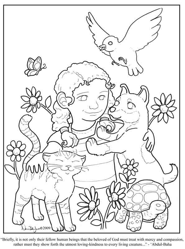 595x800 Kindness Coloring Pages Luxury Showing Kindness To Others Coloring