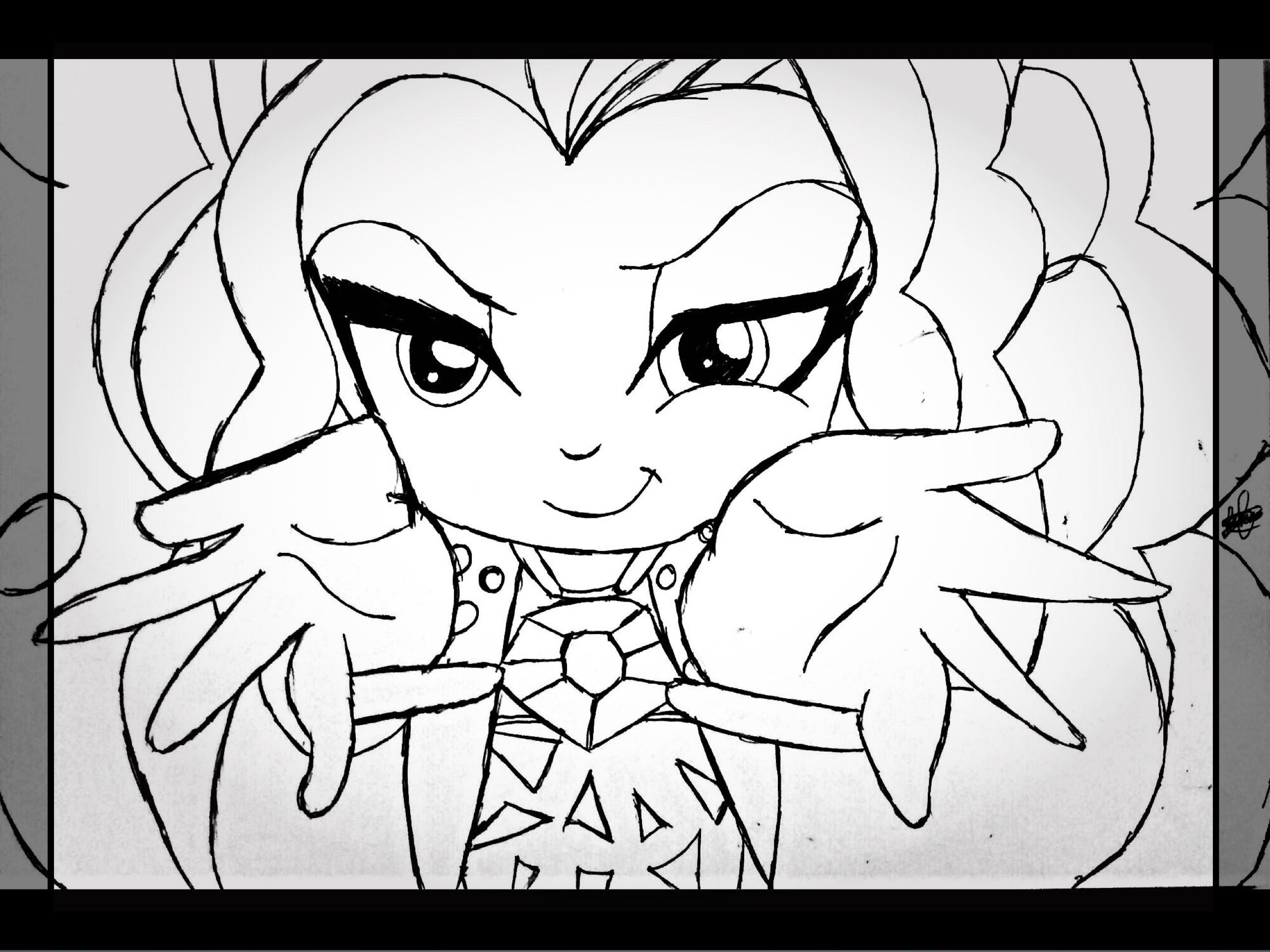 Adagio Dazzle Coloring Pages at GetDrawings | Free download