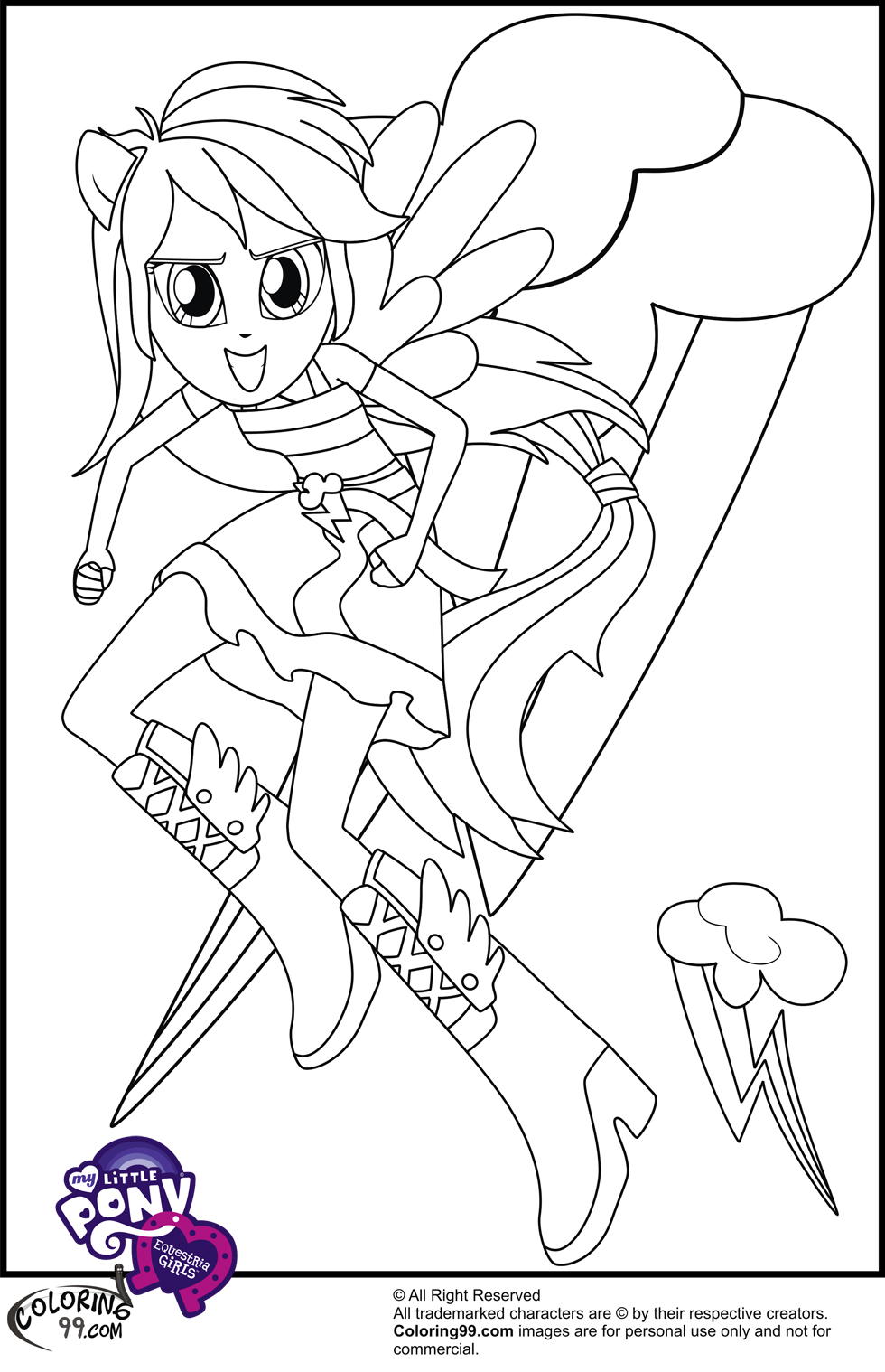 980x1518 Astonishing Mlp Coloring Pages Eg My Little Pony Equestria Girls