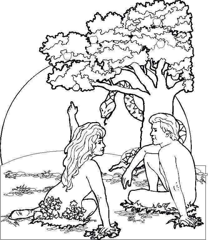 666x770 Adam And Eve Colouring Page Printable And Eve Coloring Pages Adam