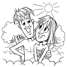 230x230 Top Freeprintable Adam And Eve Coloring Pages Online