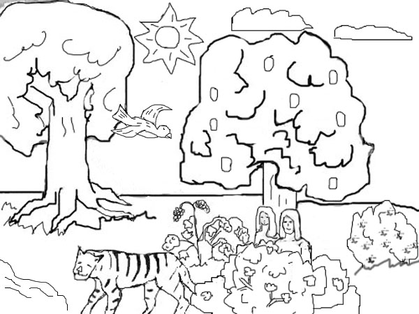 600x450 Garden Of Eden Clipart Creation Story