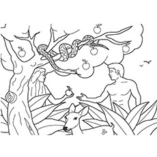 230x230 Top Freeprintable Adam And Eve Coloring Pages Online