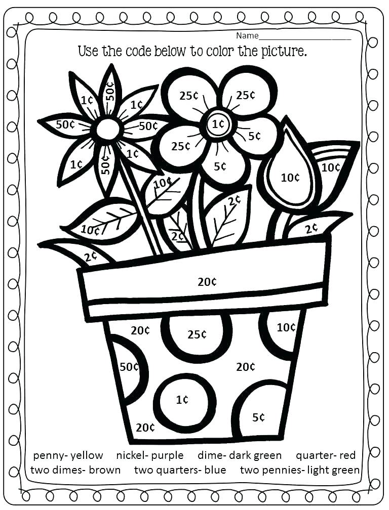 768x1008 Marvelous Decoration Addition Coloring Page Grade Addition