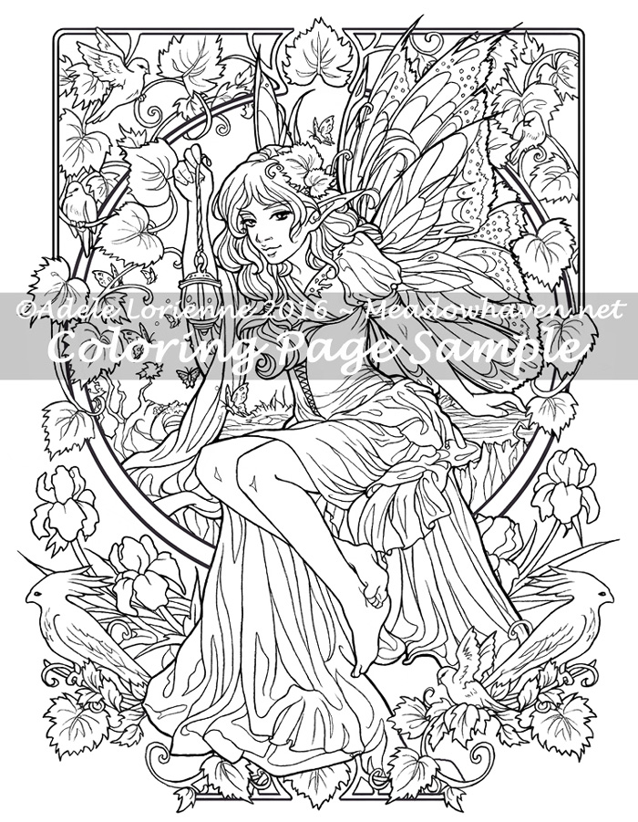 700x901 Art Of Meadowhaven Coloring Page Peekaboo