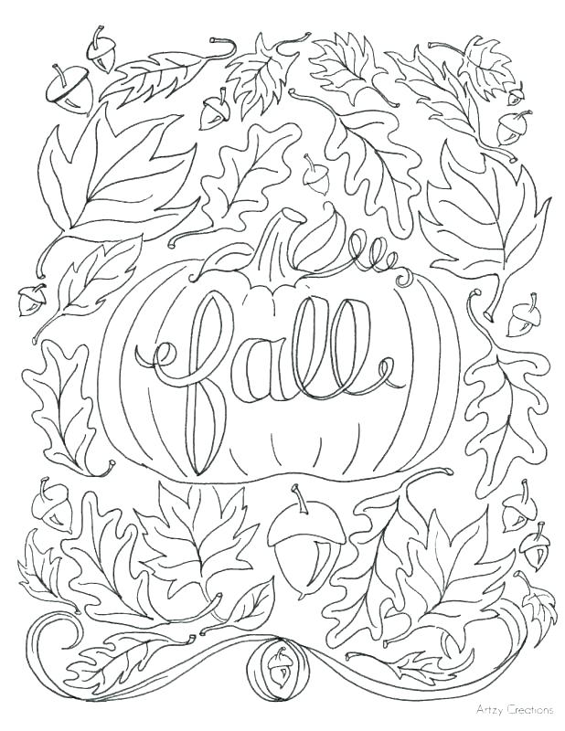 618x800 Coloring Pages Autumn Fall Adult Coloring Pages Weekly Printable