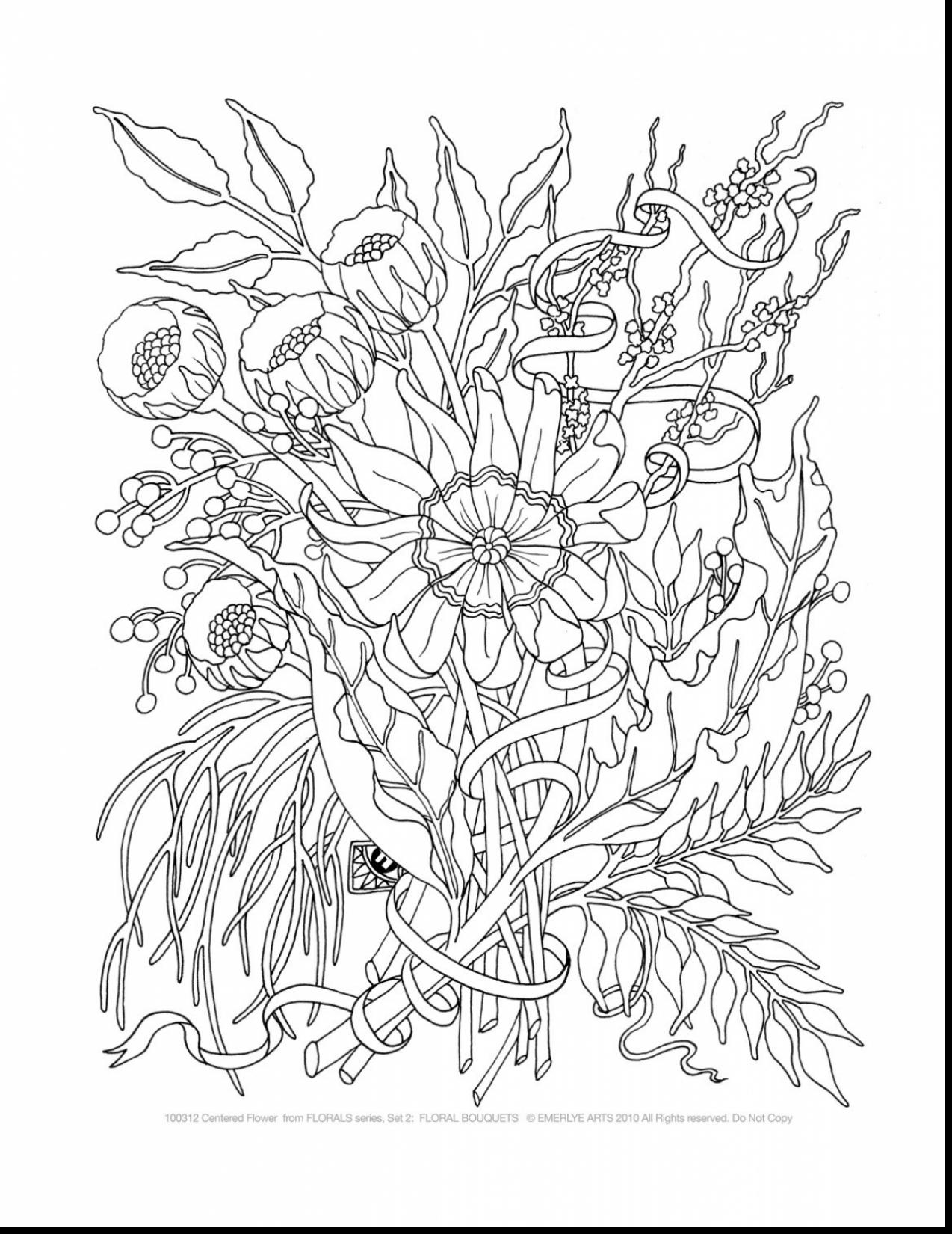 1274x1650 Free Printable Adult Coloring Pages Birds Flowers Butterflies Free