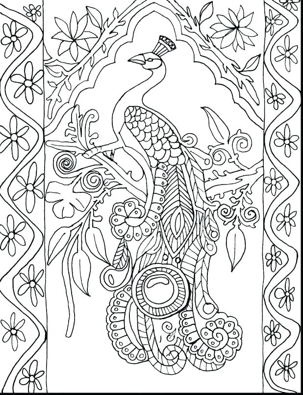 618x807 Outstanding Coloring Pages Birds