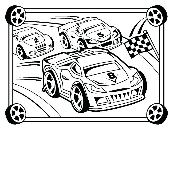 736x736 Cars Coloring Pages