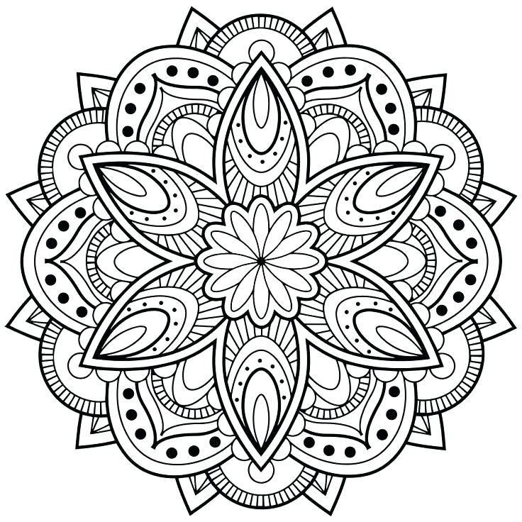 736x736 Mandalas To Color Free Also Adult Coloring Pages Mandala Print