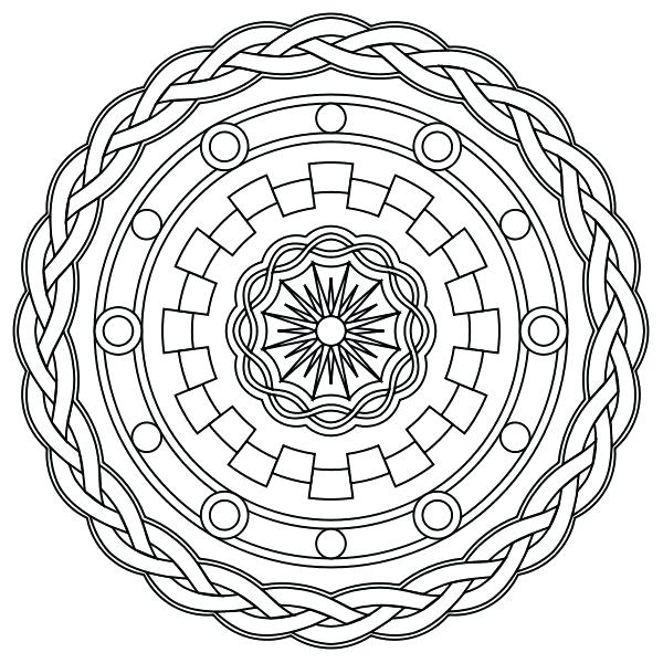 600x600 Adult Coloring Pages Mandala Free Printable Mandala Coloring Pages