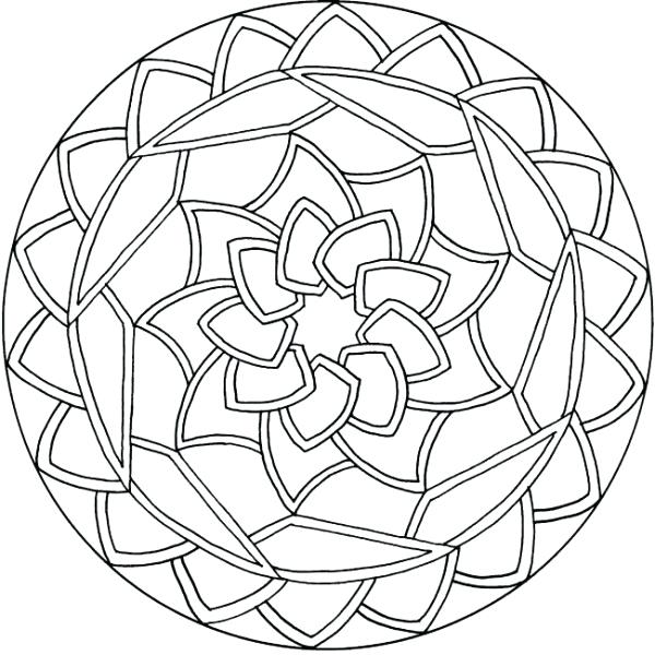 600x600 Easy Animal Mandala Coloring Pages Printable Mandala Coloring