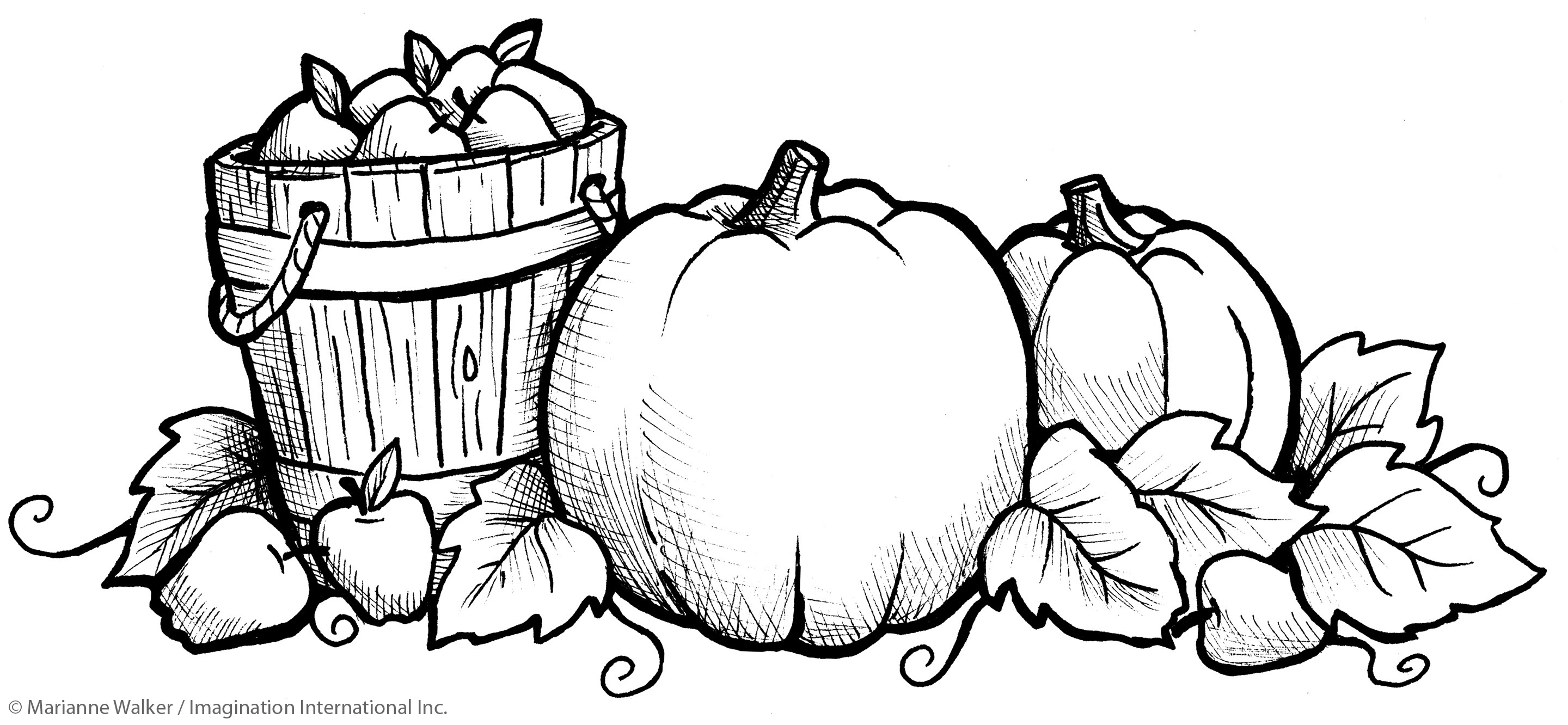 2880x1332 Fall Coloring Pages Free Printable Adult Color New For Printables