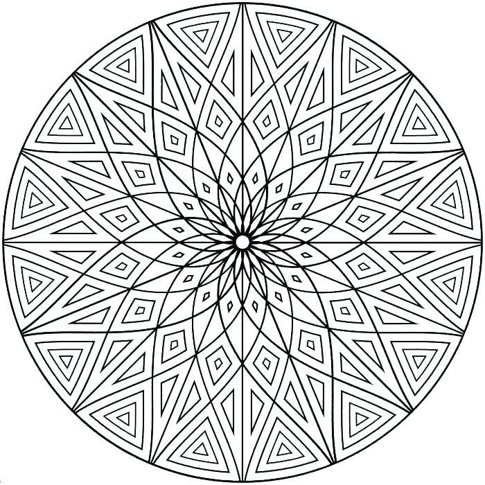 Adult Coloring Pages Geometric at GetDrawings | Free download