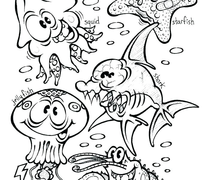 678x600 Ocean Life Coloring Pages Ocean Coloring Pages For Adults Adult
