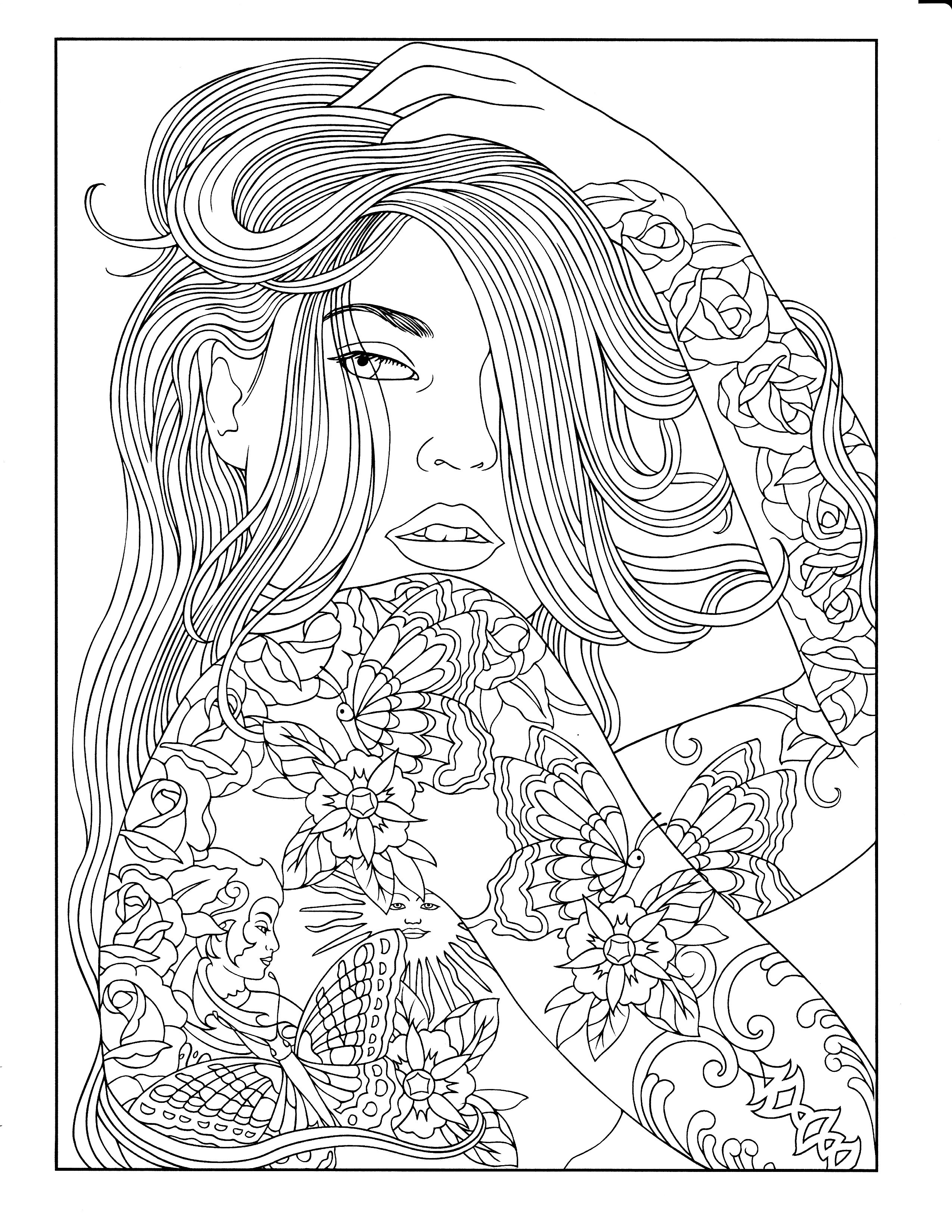 2550x3300 Printable Coloring Page
