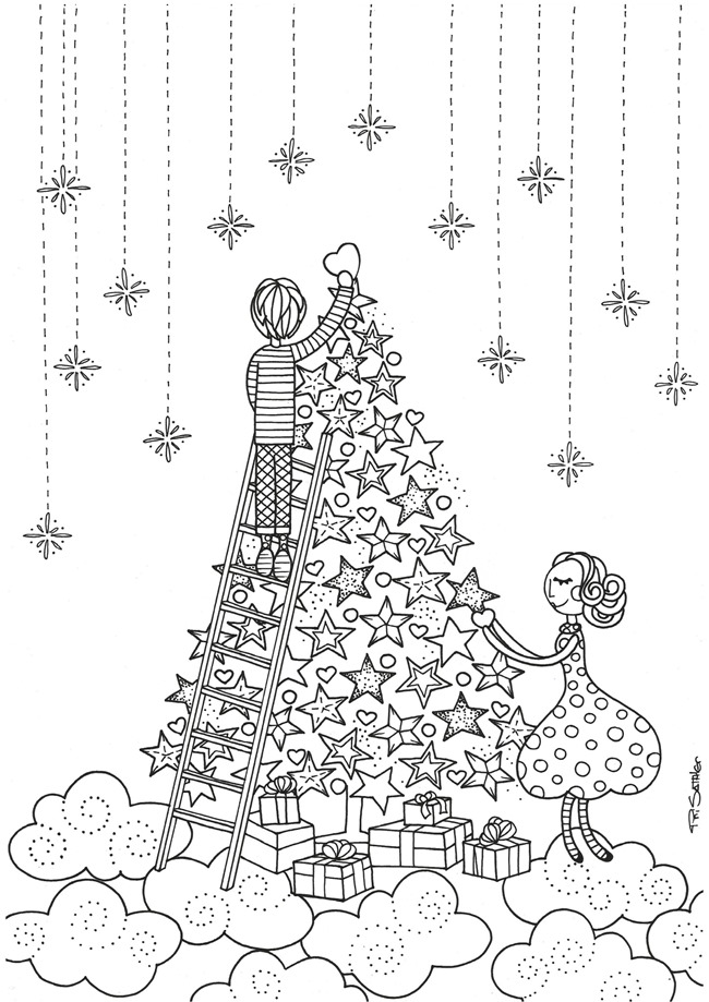 650x919 Christmas Printable Coloring Pages