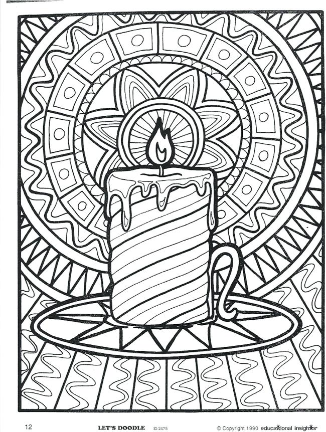 650x862 Christmas Color Pages Printable Printable Coloring Pages Adult