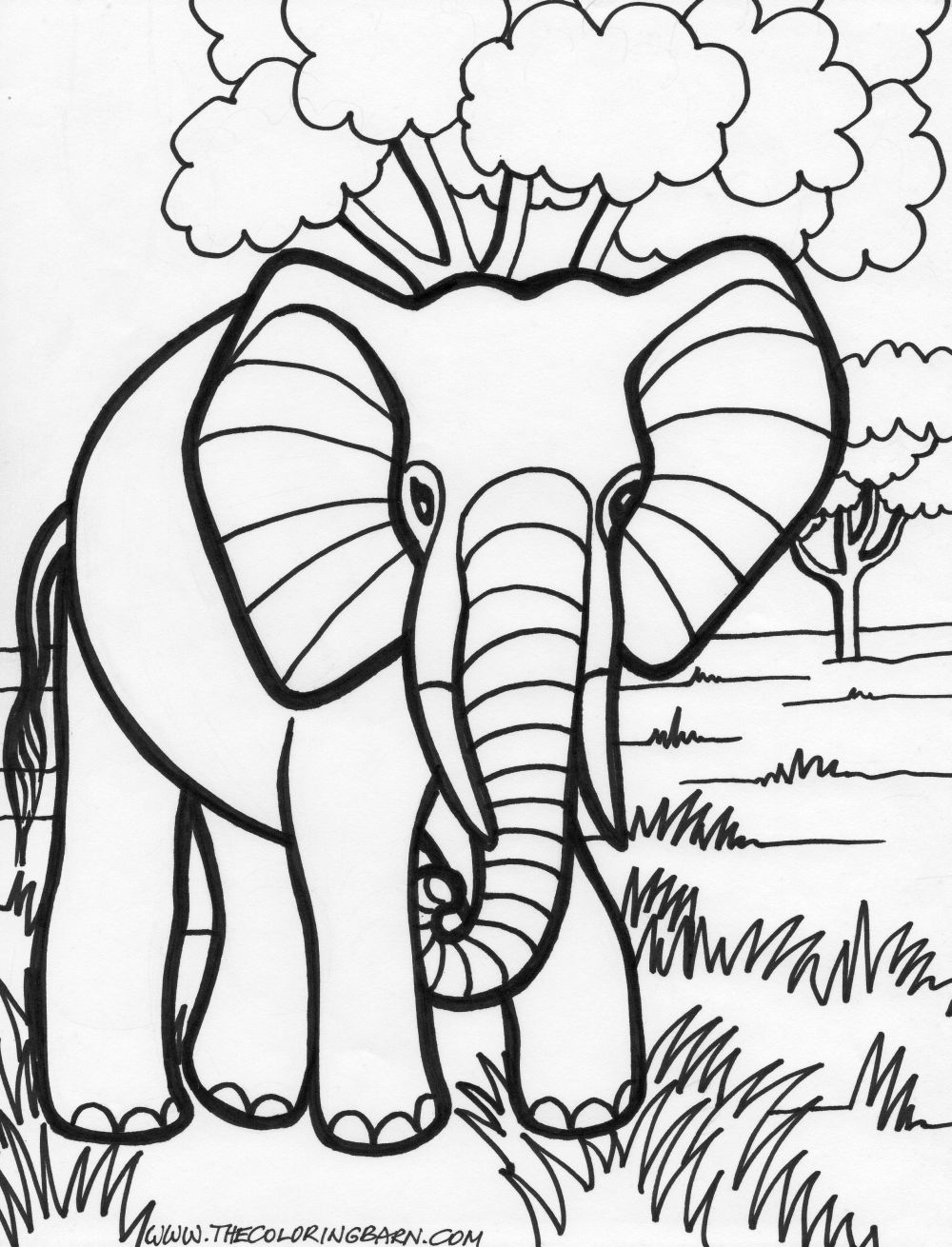 1000x1310 Pleasant Idea Printable Elephant Coloring Pages Best Elephant