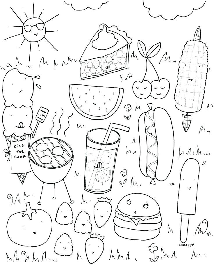 736x920 Simple Adult Coloring Pages Packed With Food Web Coloring Pages