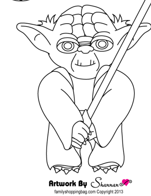 600x779 Star Wars Free Printable Coloring Pages For Adults Kids {over