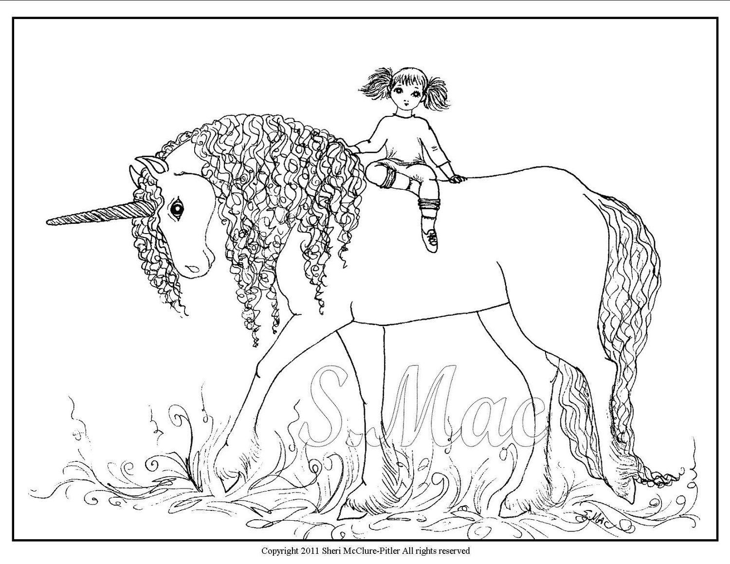 1500x1159 Awesome Unicorn Coloring Page For Adults Printable Pixels Pic