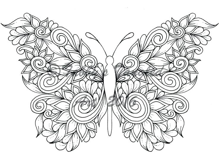 736x552 Adult Coloring Page Tangled Butterflies Coloring Pack New Pages