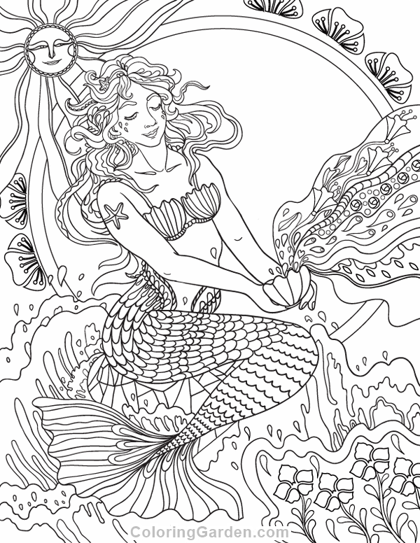 600x776 Adult Coloring Pages