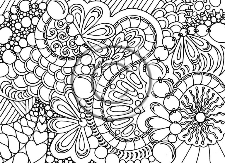 768x558 Spring Coloring Pages Difficult Copy Fresh Free For Adults Pretty