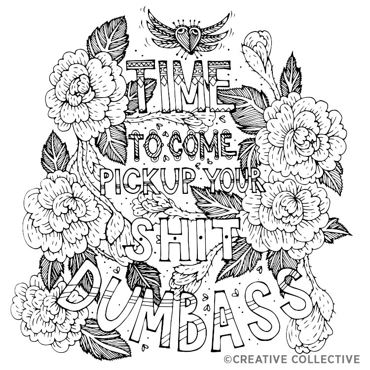 750x750 Free Coloring Pages From Creative Collective Adult Coloring