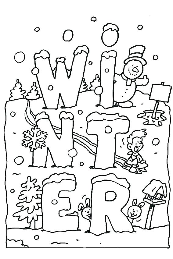 567x850 Printable Winter Coloring Pages Color Pages Coloring Pages Free
