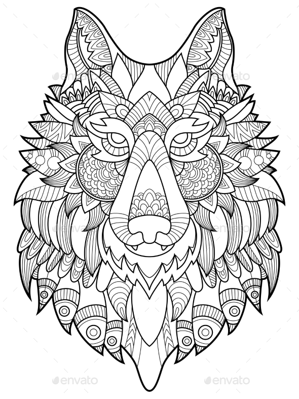 590x787 Wolf Coloring Book For Stunning Coloring Books For Adults
