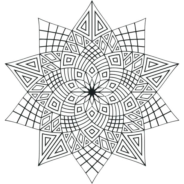 615x615 Advanced Christmas Coloring Pages Printable Advanced Coloring