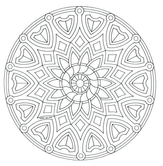 525x536 Advanced Coloring Sheets