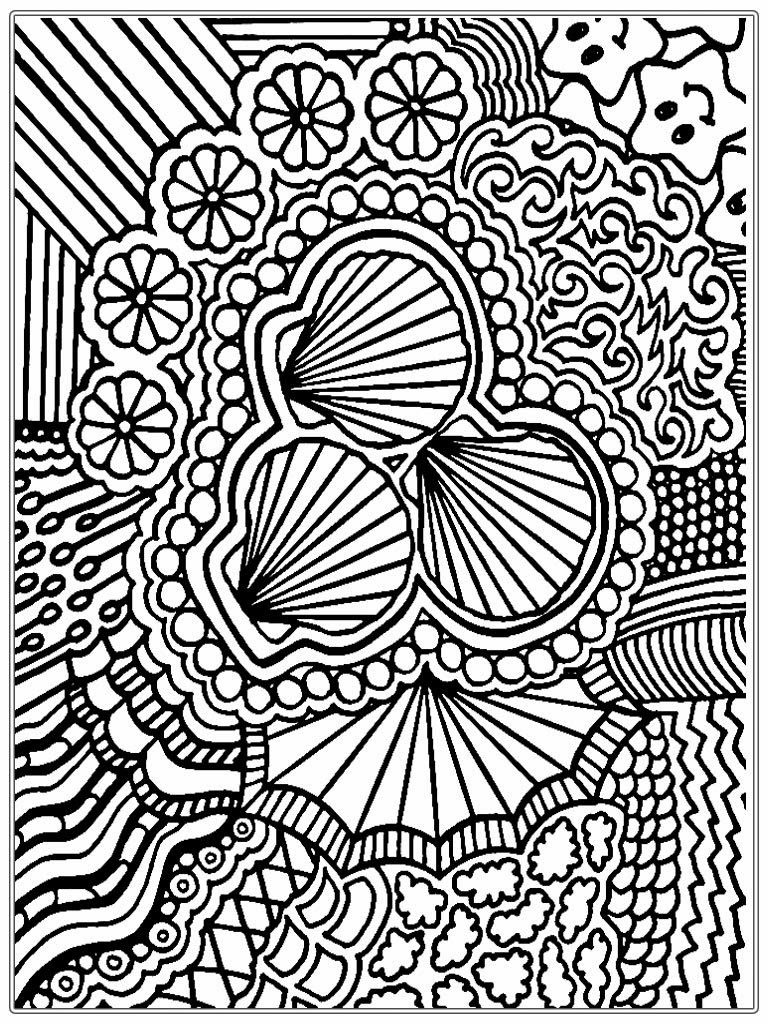 768x1024 Free Printable Advanced Coloring Pages For Adults