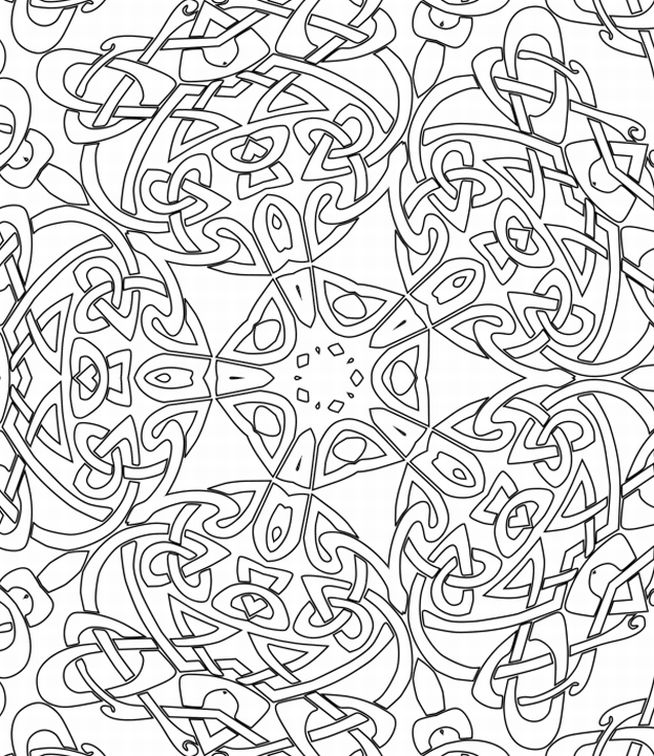 654x756 Free Printable Advanced Coloring Pages
