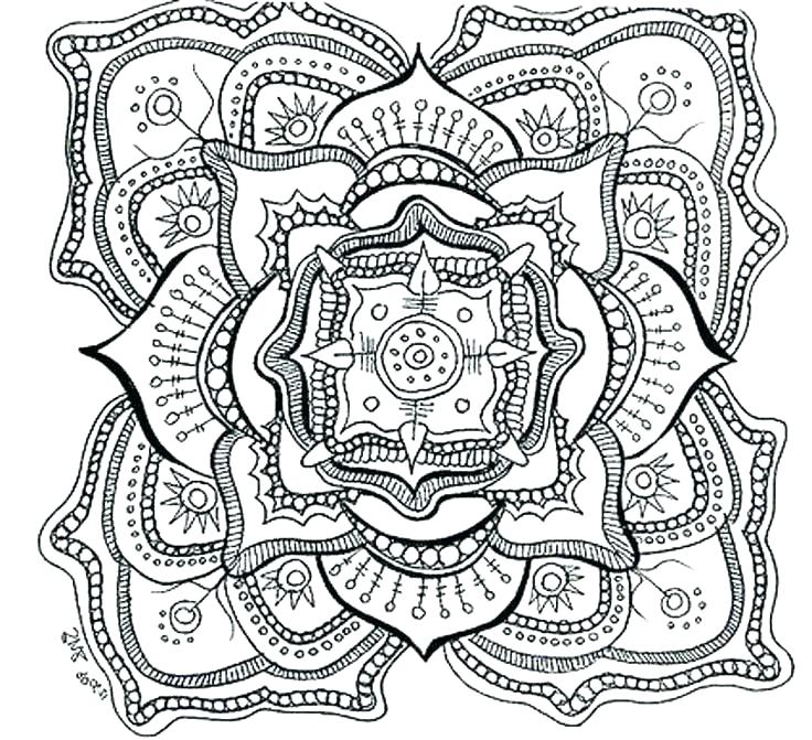 736x671 Free Printable Coloring Pages For Adults Advanced Footage