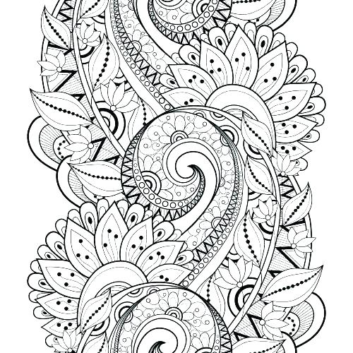 500x500 Advanced Flower Coloring Pages Victormiller Co For Free