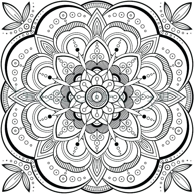 800x800 Advanced Mandala Coloring Pages Free Advanced Coloring Pages