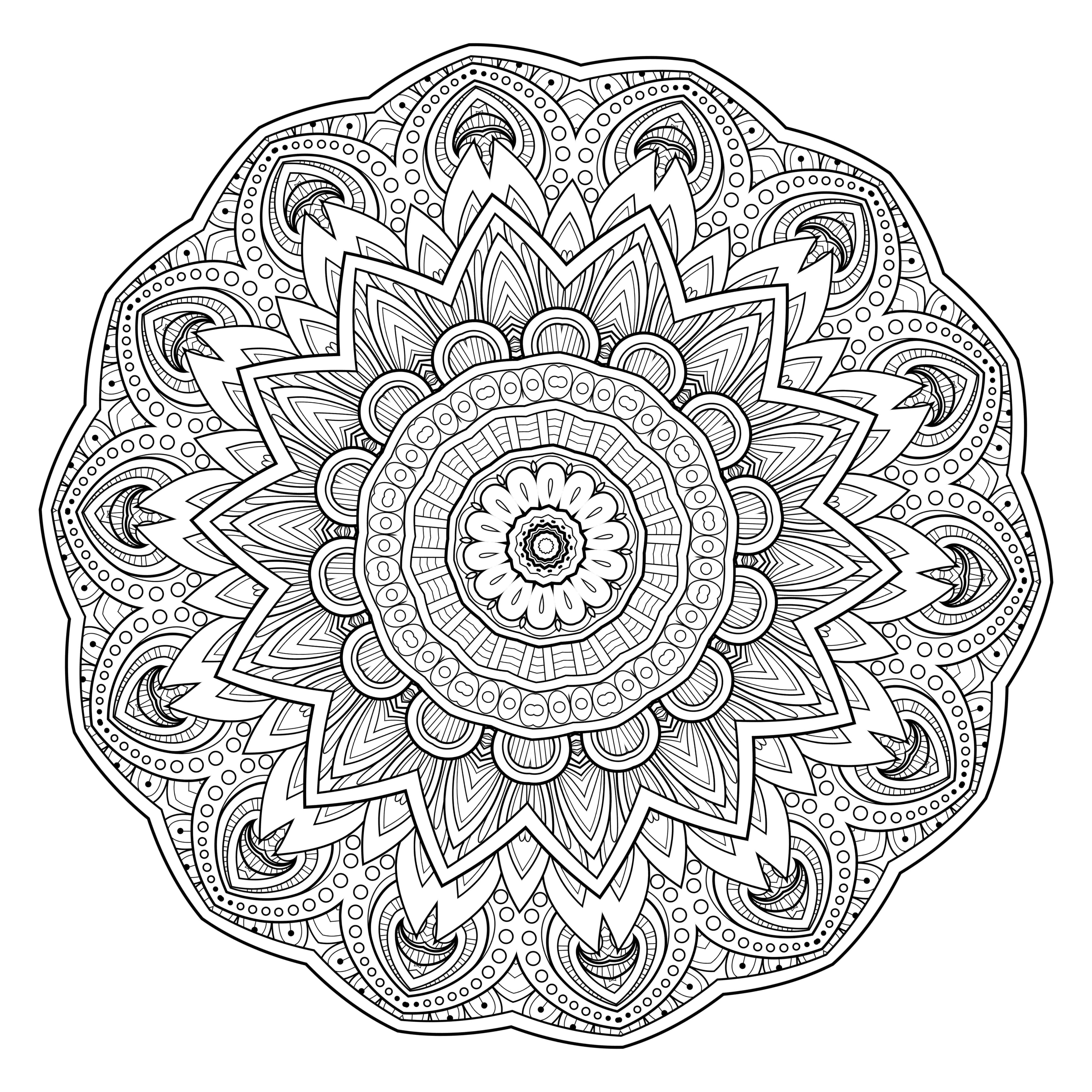 4000x4000 Fresh Free Printable Coloring Pages Mandala Templates Free