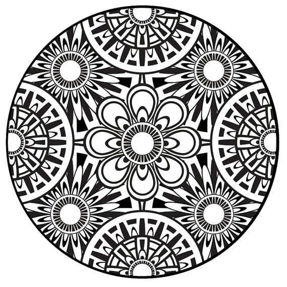 570x570 Advanced Mandala Coloring Pages Pdf
