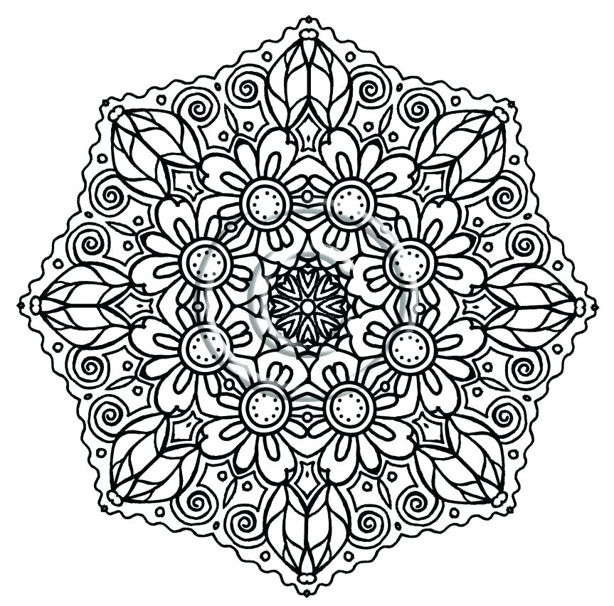 863x852 Detailed Mandala Coloring Pages Detailed Mandala Coloring Pages