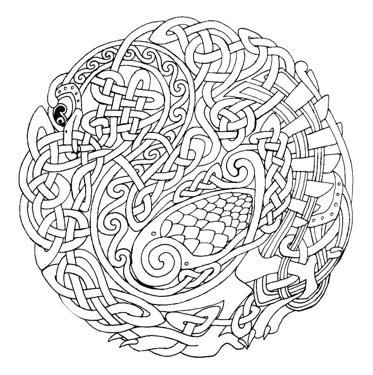 736x739 Advanced Mandala Coloring Pages Printable Free Coloring Advanced